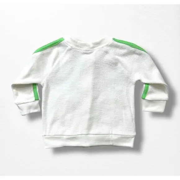 NWT Kate Quinn Organic Retro Stripe Track Jacket, 12-18 Months - Picture 4 of 8